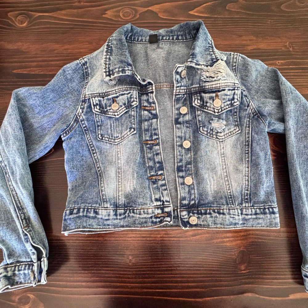 SHEIN DENIM JACKET youth 14